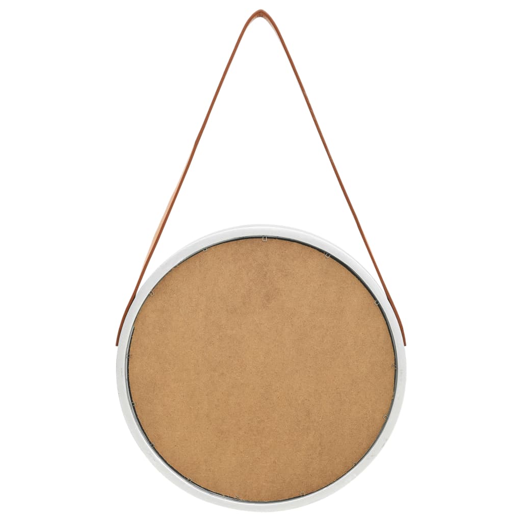 Wandspiegel mit Riemen 60 cm Golden