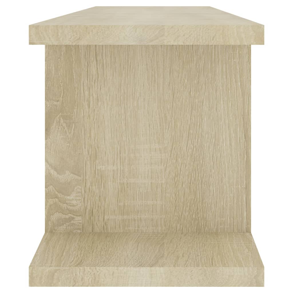 Wandregale 2 Stk. Weiß 75x18x20 cm Holzwerkstoff