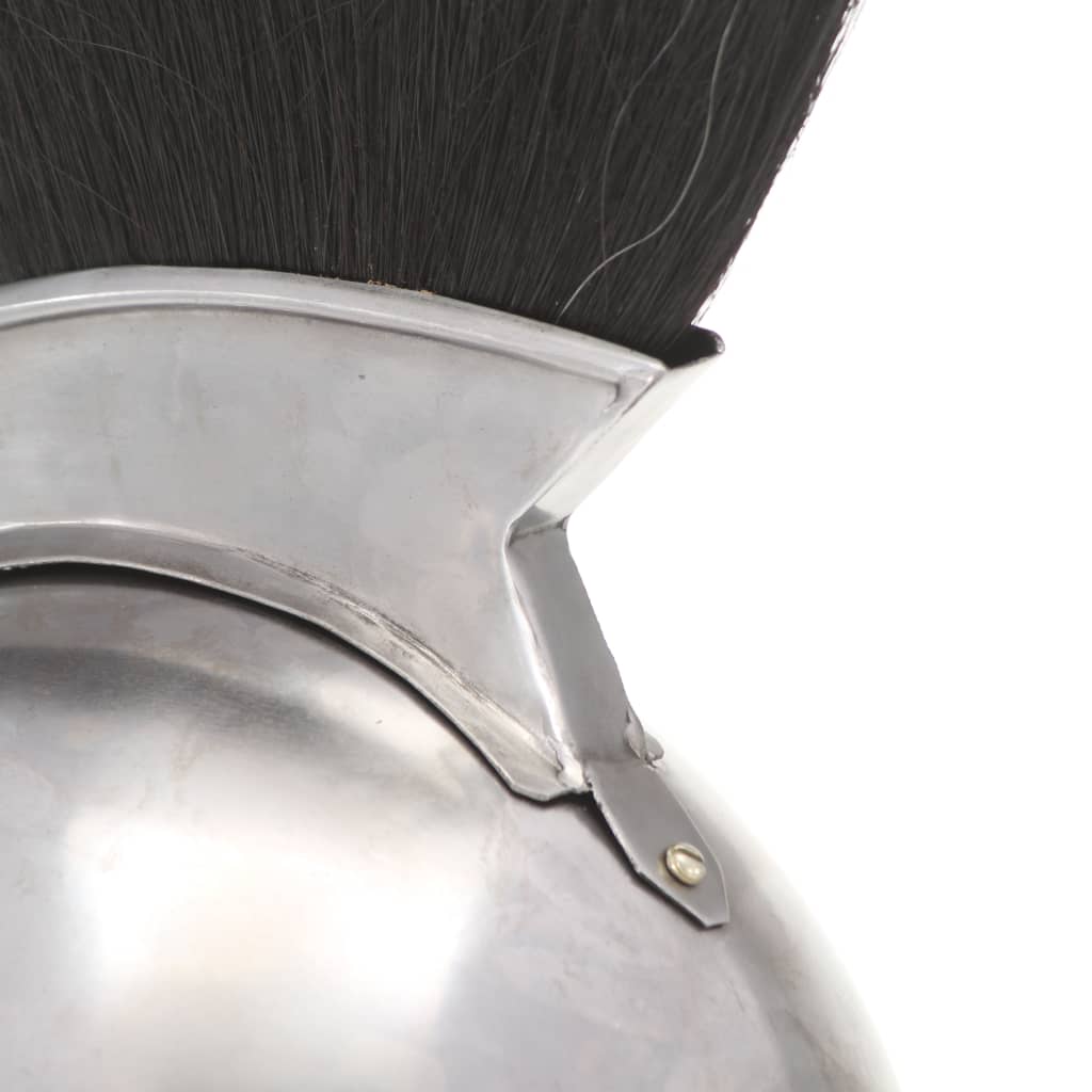 Preußische Pickelhaube Antik Replik für LARP Schwarz Stahl