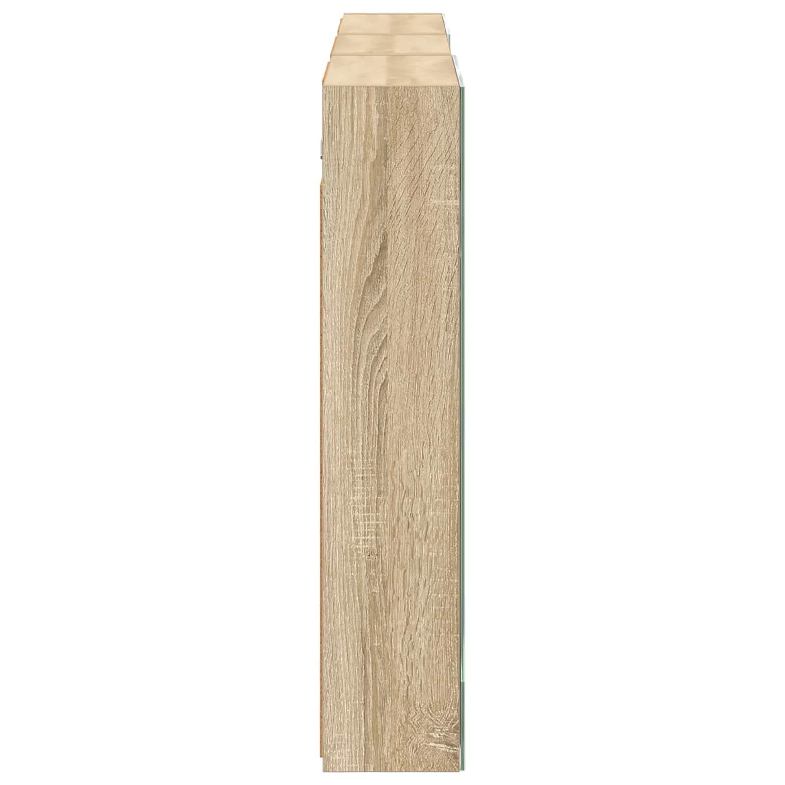 Badezimmerschrank-Set 3 pcs 80 x 10,5 x 50 cm Holzwerkstoff