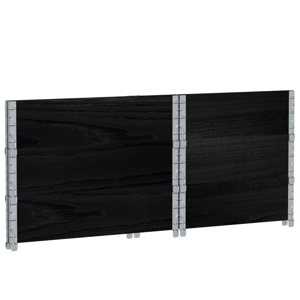 Pflanzkasten Grau 150x100 cm Massivholz Kiefer
