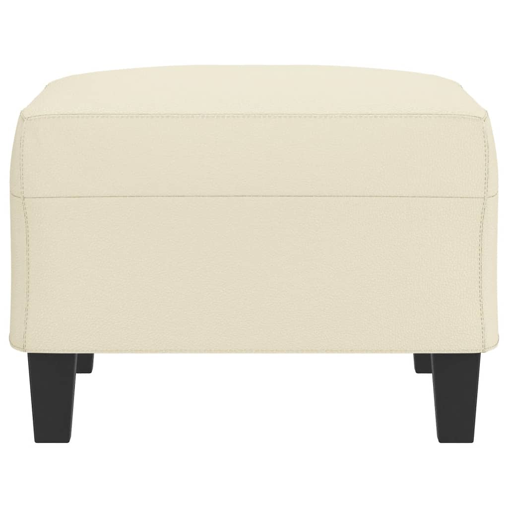 Fußhocker Schwarz 60x50x41 cm Kunstleder