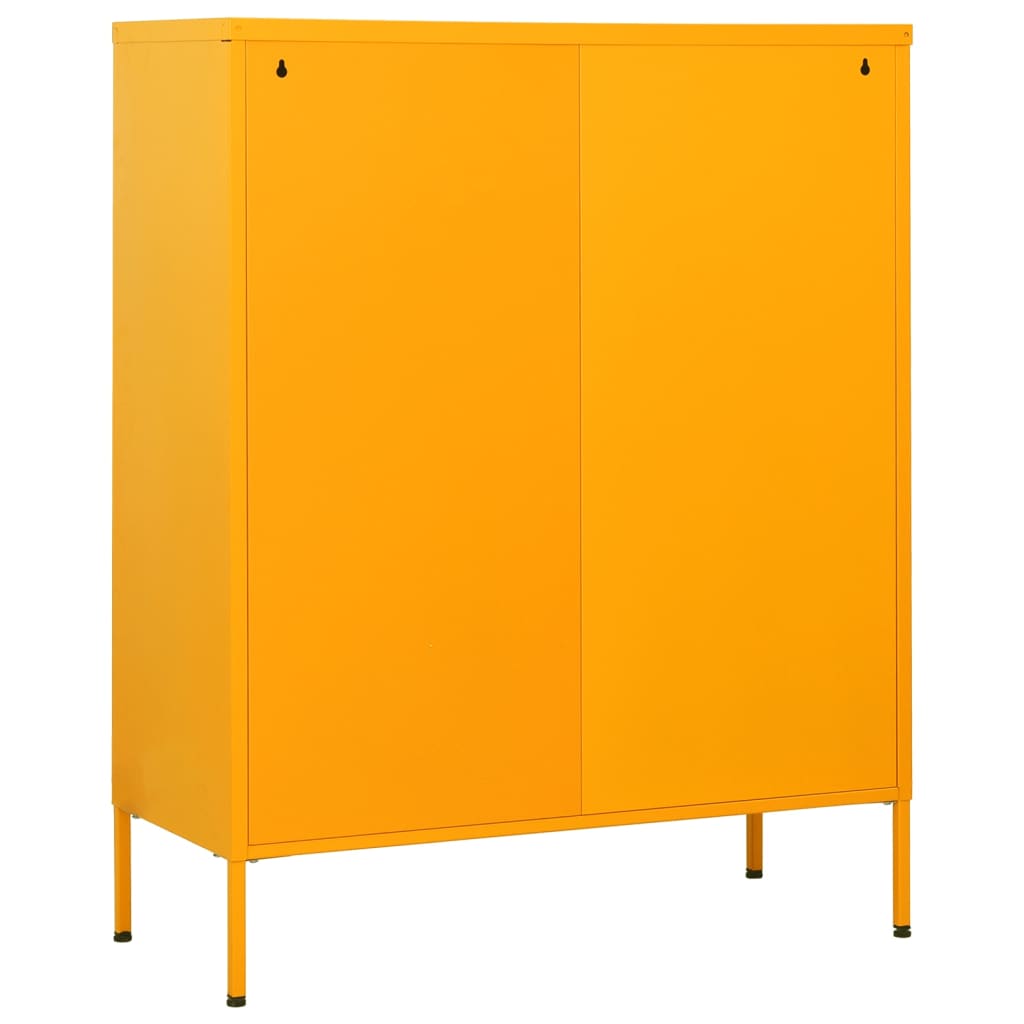 Kommode Olivgrün 80x35x101,5 cm Stahl