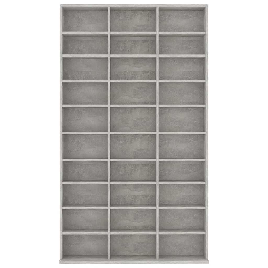 CD Regal Schwarz Eichen-Optik 101 x 23 x 177,5 cm Holzwerkstoff