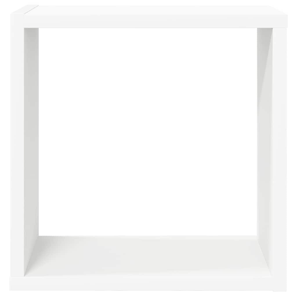 Würfelregale 2 Stk. Weiß 30x15x30 cm