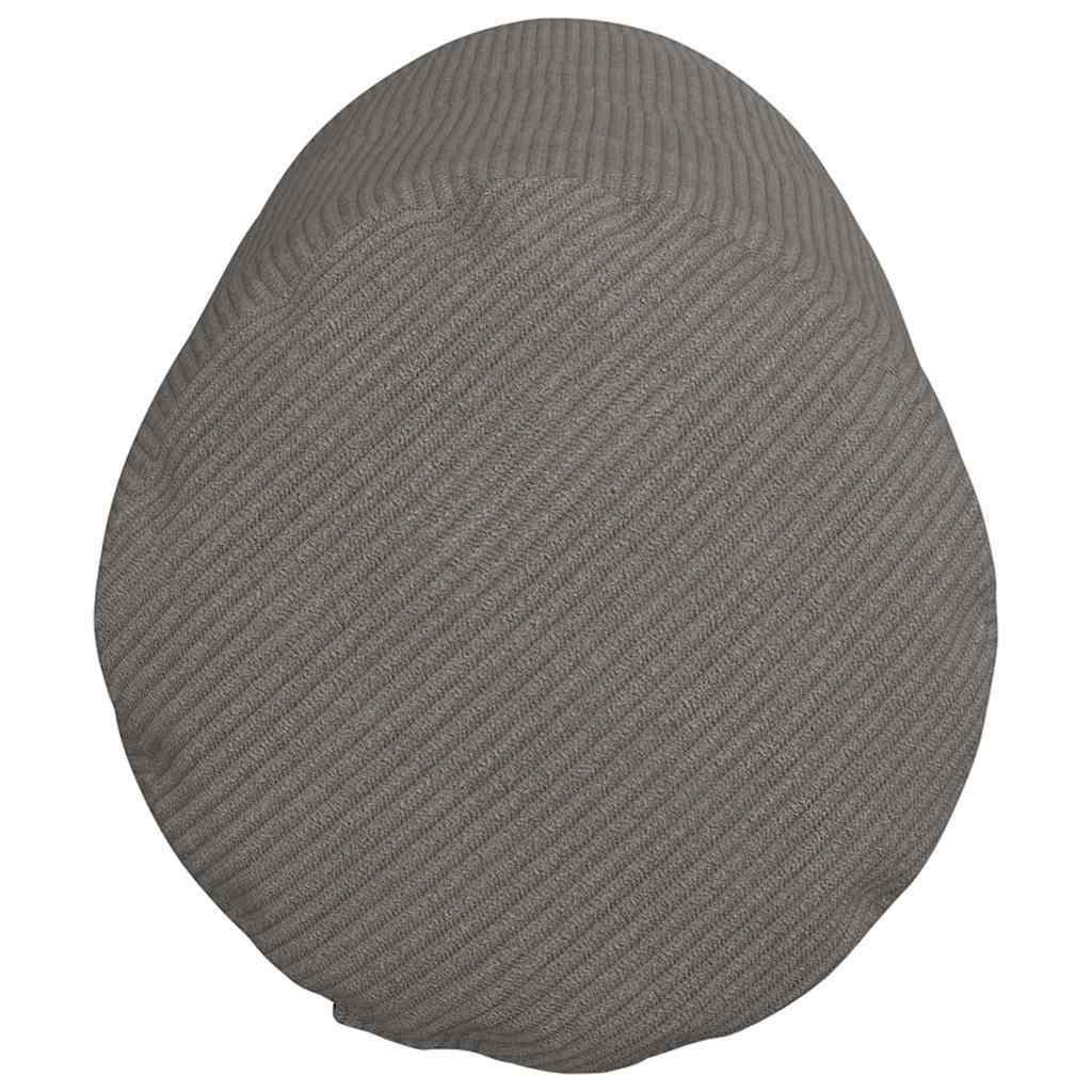 Bolsterkissen 2 pcs Hellgrau Ø 15 x 40 cm Cordstoff