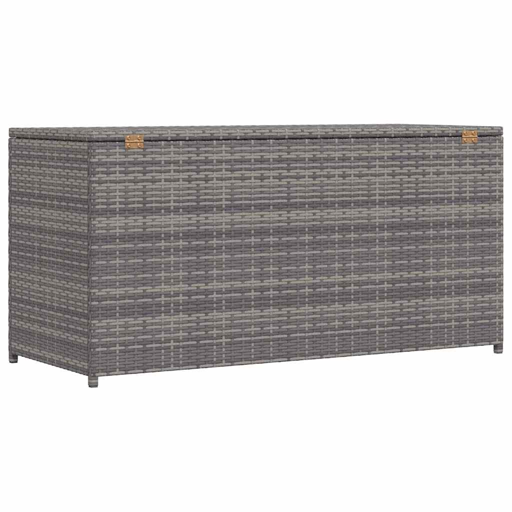 Garten-Auflagenbox Schwarz 120x50x60 cm Poly Rattan