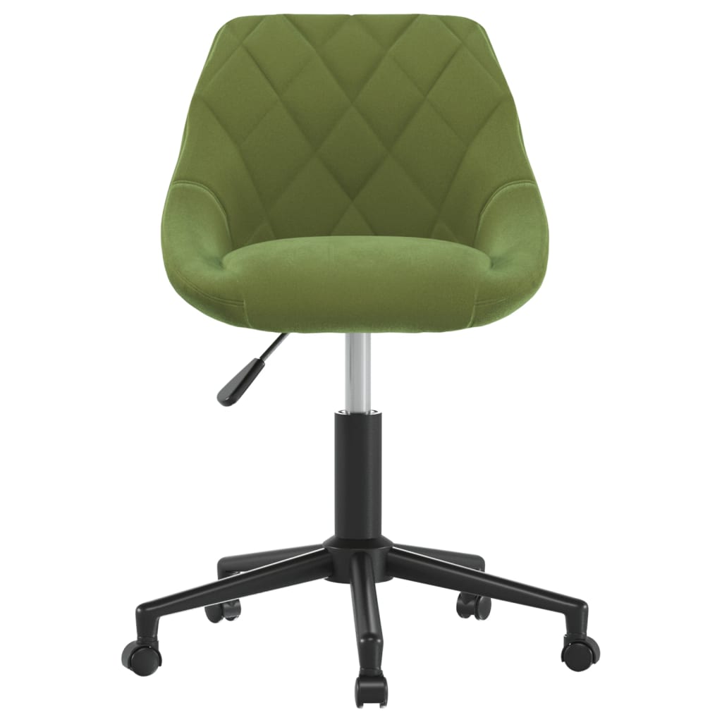 Bürostuhl Drehbar Creme Samt