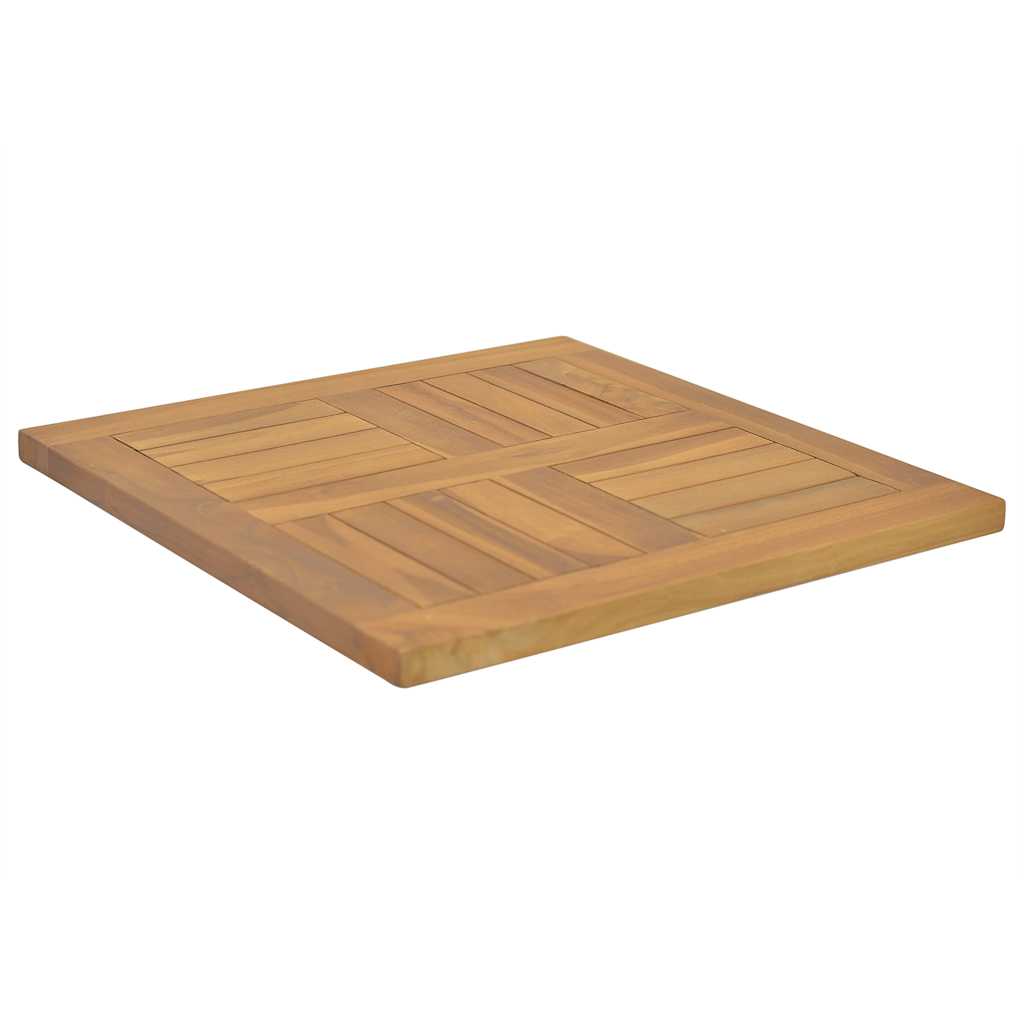 Tischplatte Massivholz Teak Rund 2,5 cm 40 cm