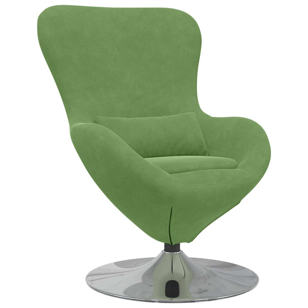 Eiersessel Blau Samt