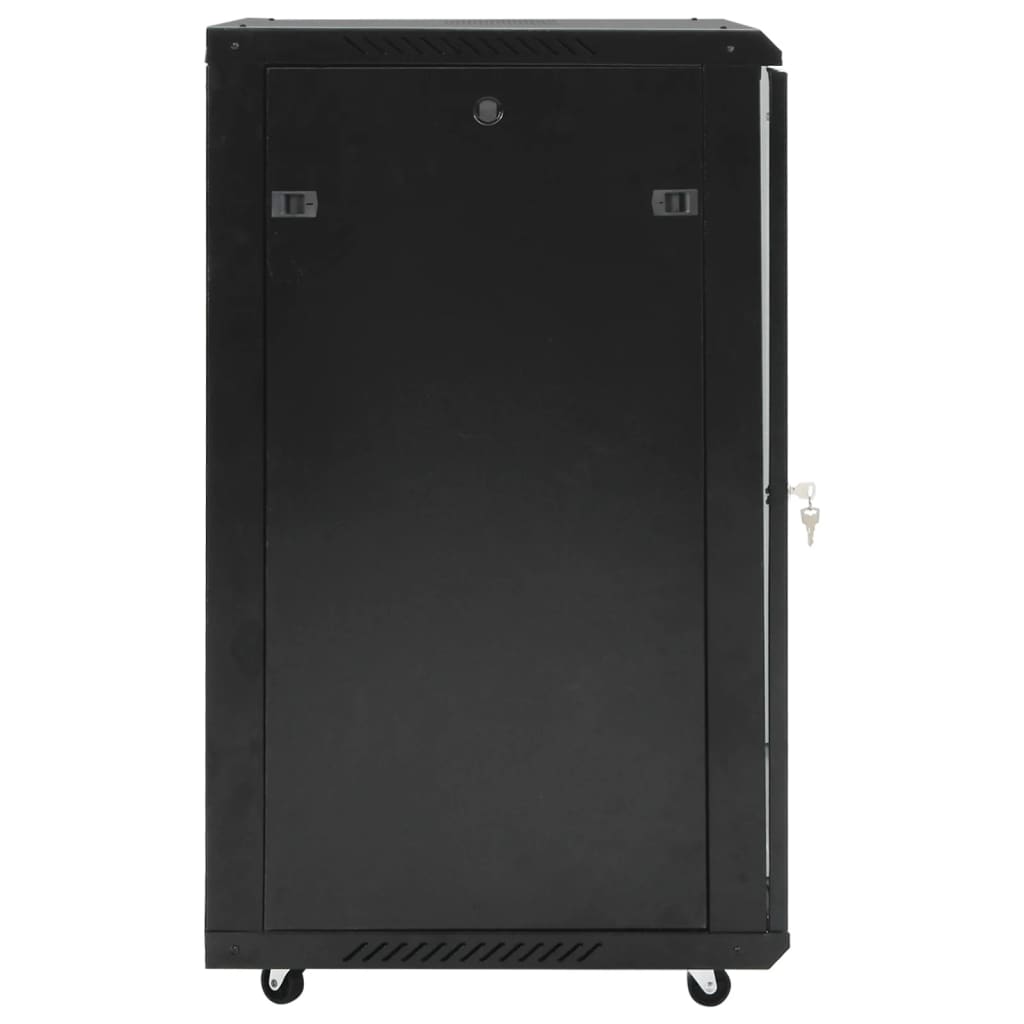 15U Netzwerkschrank 19" IP20 Schwarz 60x45x86 cm
