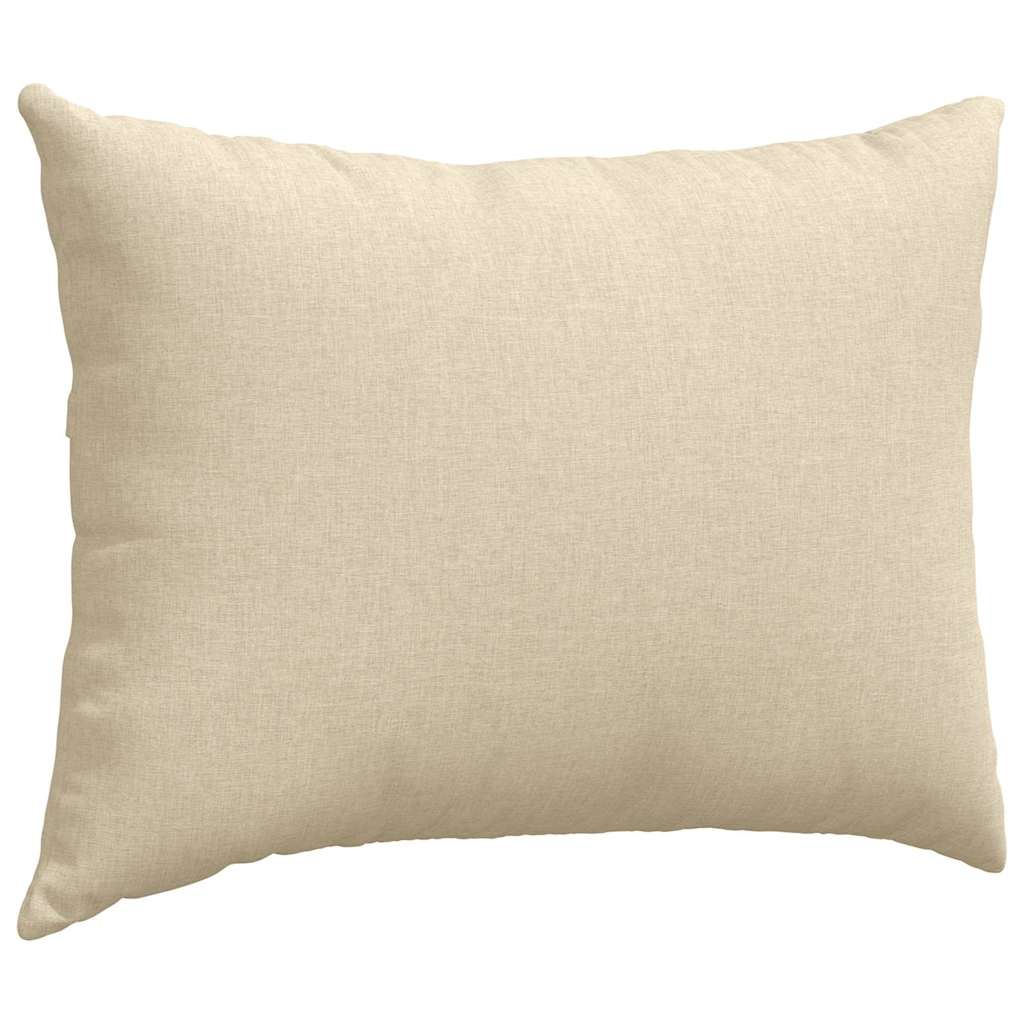 Sofakissen 2 pcs Hellgrau 50 x 30 cm Stoff