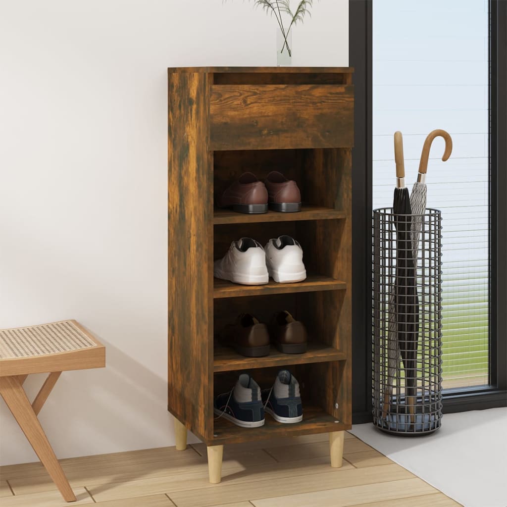 Schuhschrank Weiß 40x36x105 cm Holzwerkstoff