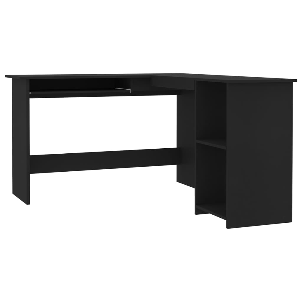 Eckschreibtisch in L-Form Weiß 120x140x75 cm Holzwerkstoff