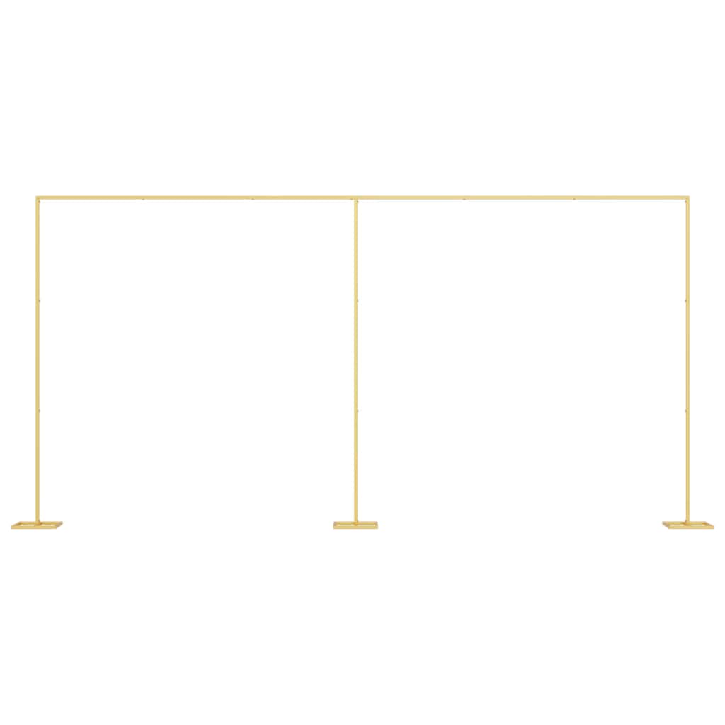 Hochzeitsbogen Gold 338 x 35 x 300 cm Stahl