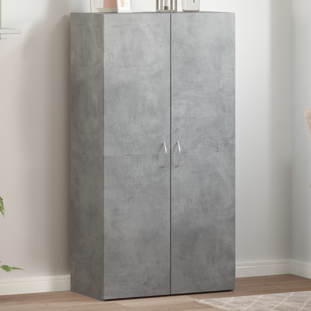Aktenschrank Weiß 60x32x153 cm Holzwerkstoff