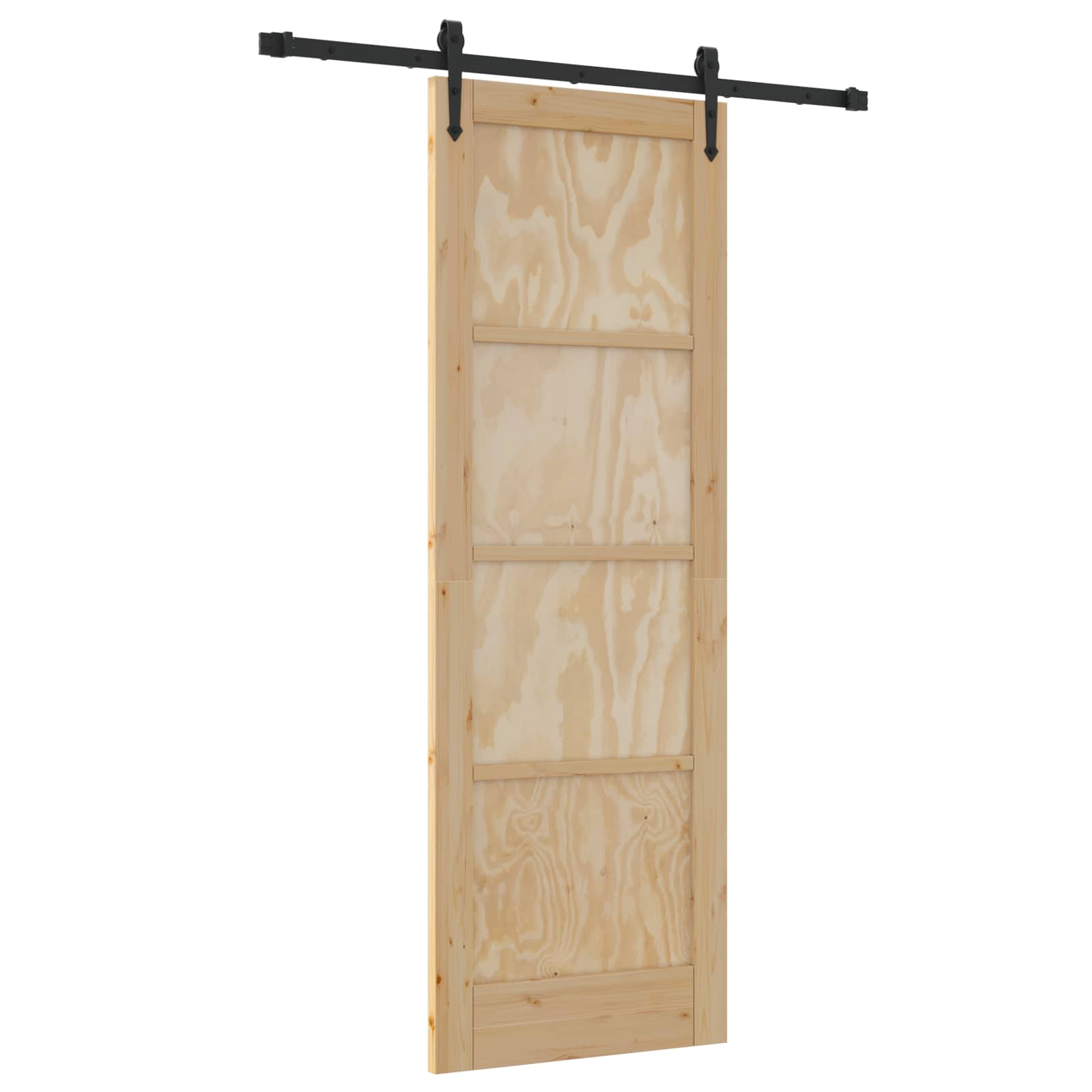 Schiebetür ORKDAL Natur 61 x 198,5 cm Massives Kiefernholz