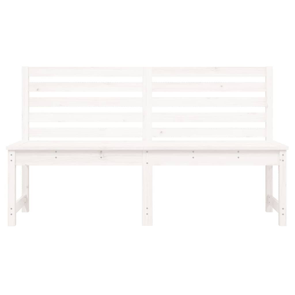 Gartenbank 109 cm Massivholz Kiefer