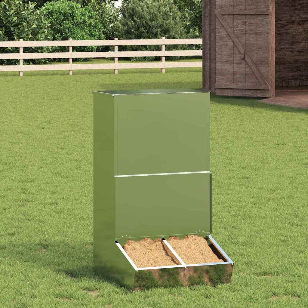 Schweinfutterspender Schwarz 55 x 38 x 76 cm