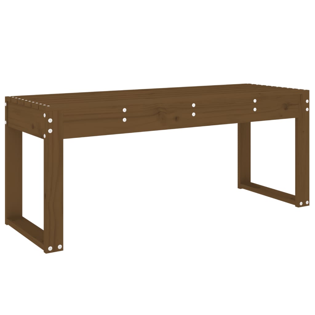 Gartenbank 80x38x45 cm Massivholz Kiefer