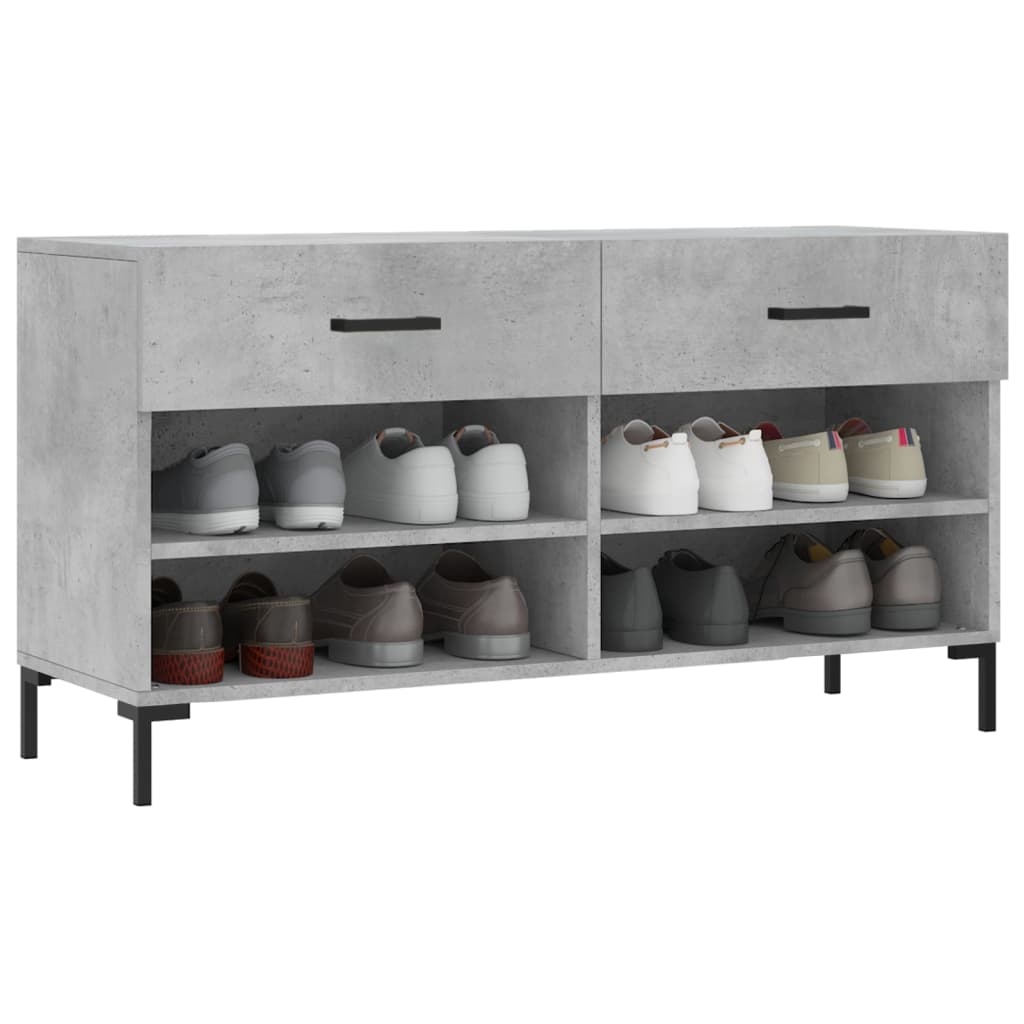 Schuhbank Weiß 102x35x55 cm Holzwerkstoff