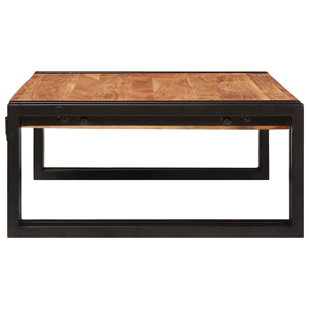 Badregal für Braun 40 x 50 x 23 cm Massives rohes Mangoholz