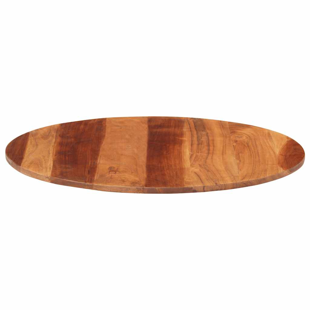 Tischplatte Massivholz Akazie Rund 15-16 mm 40 cm