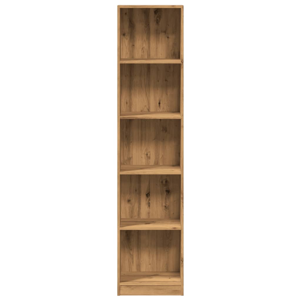 Bücherregal Weiß 40x24x75 cm Holzwerkstoff