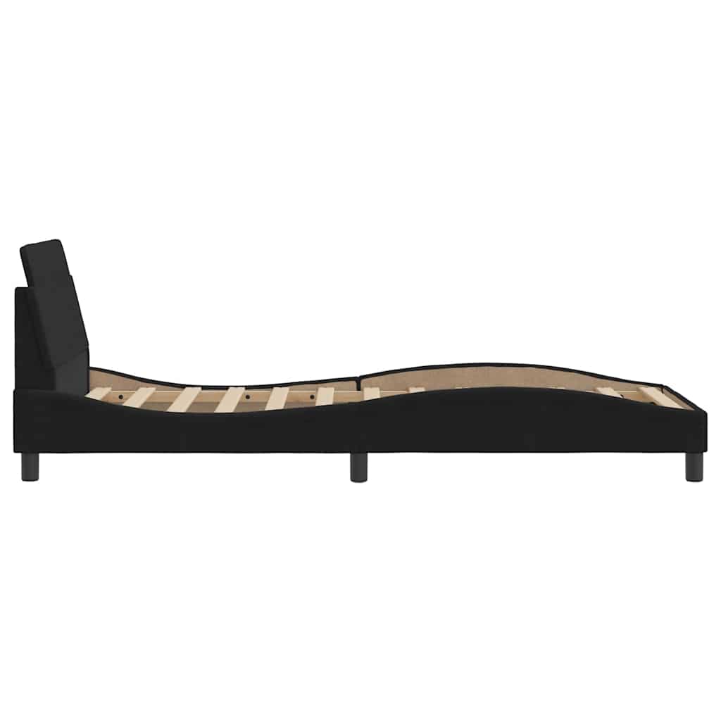 Bettgestell "Dover" Hellgrau 80x200 cm Samt