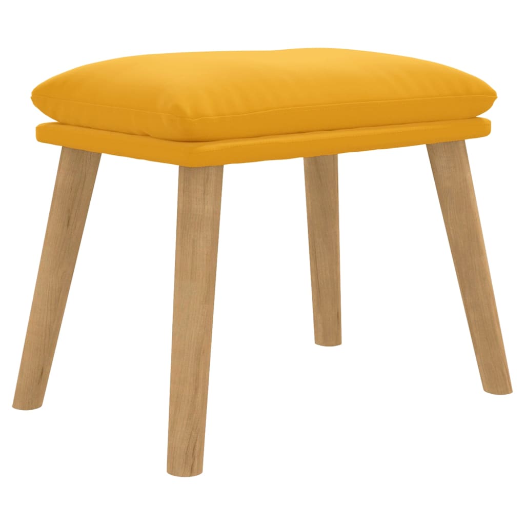 Fußhocker Hellgrau 45x29,5x35 cm Samt