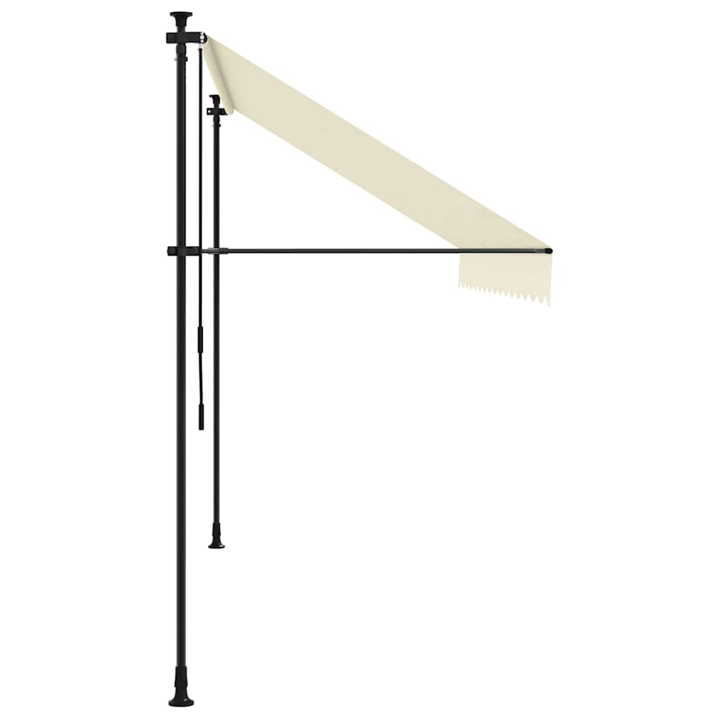 Einziehbare Markise Handbetrieben 150 cm Anthrazit