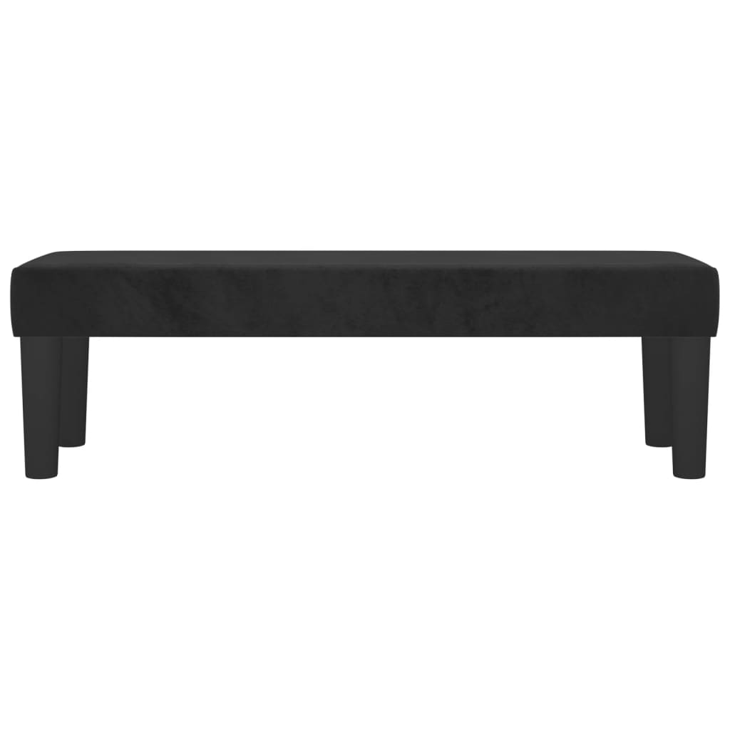 Sitzbank Hellgrau 70x30x30 cm Samt