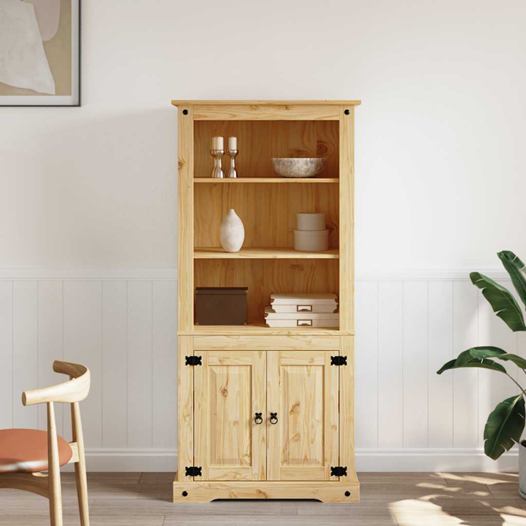 Buffetschrank Mexiko-Stil Kiefernholz 80x40x170 cm