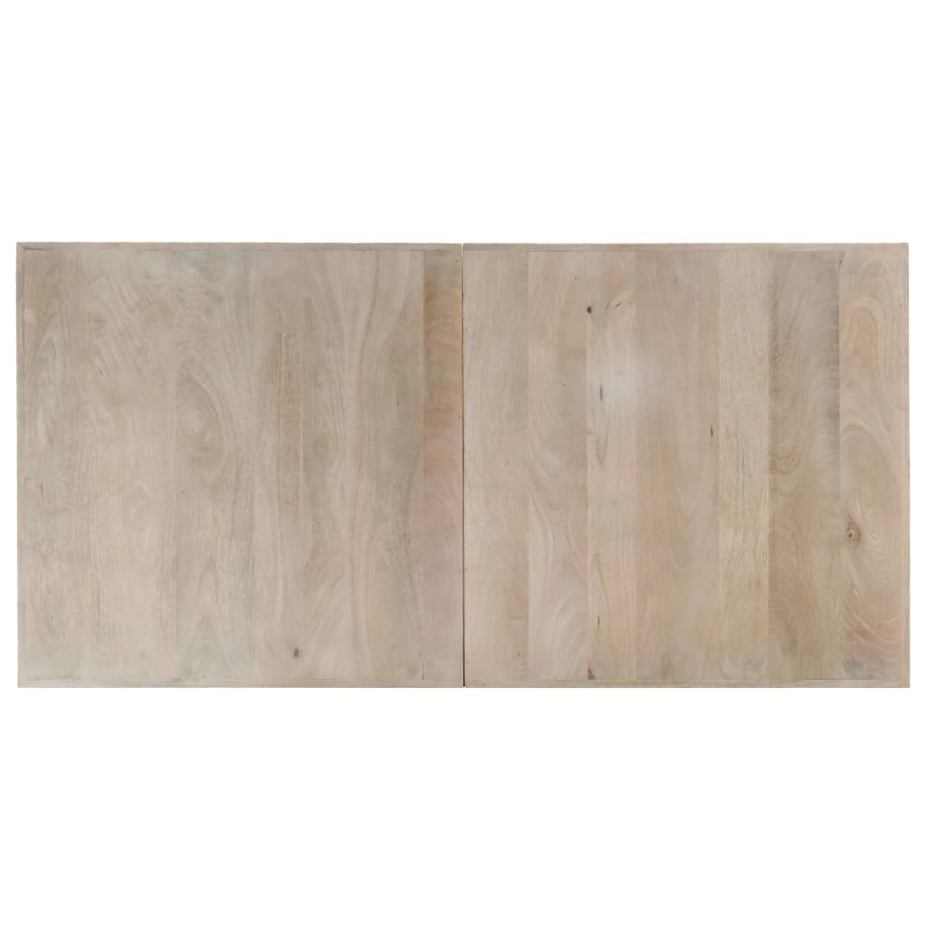 Esstisch Massivholz Mango und Stahlgestell 180 cm