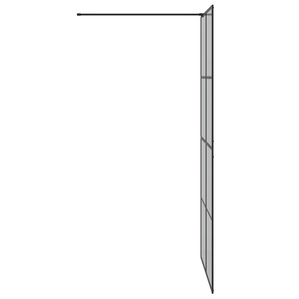 Duschwand für Begehbare Dusche mit Klarem ESG Glas 80x195 cm