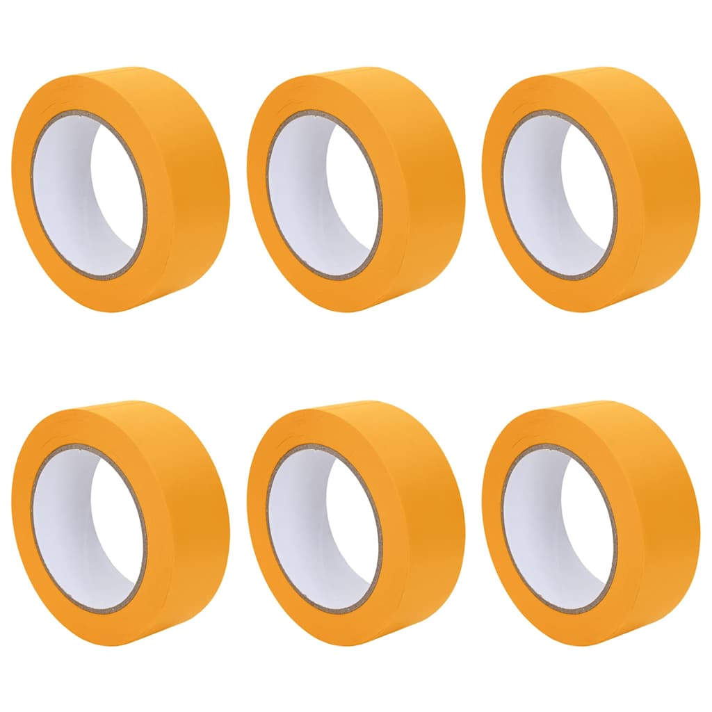 Malerklebebänder 6 pcs Gelb 19mm x 50m Papier