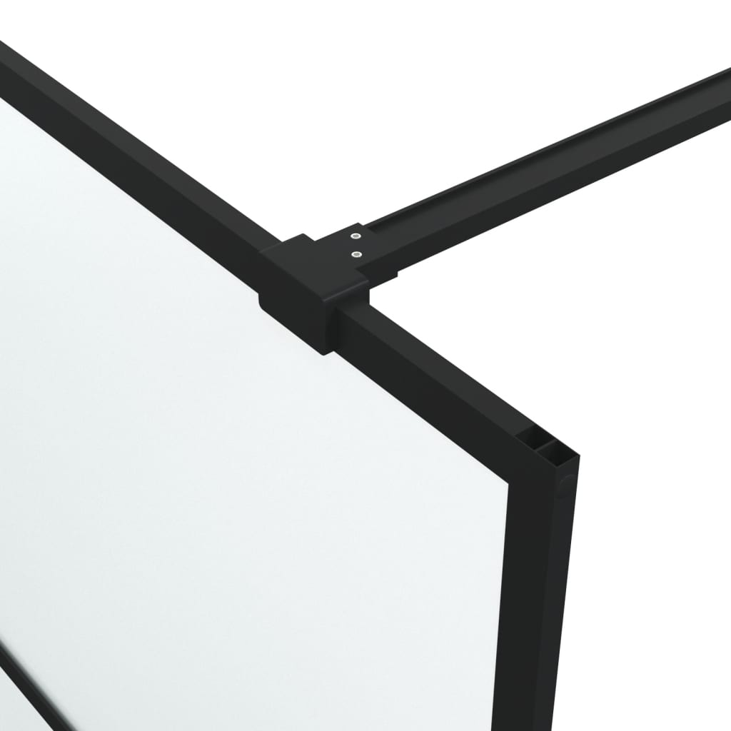 Duschwand für Begehbare Dusche mit Klarem ESG Glas 80x195 cm