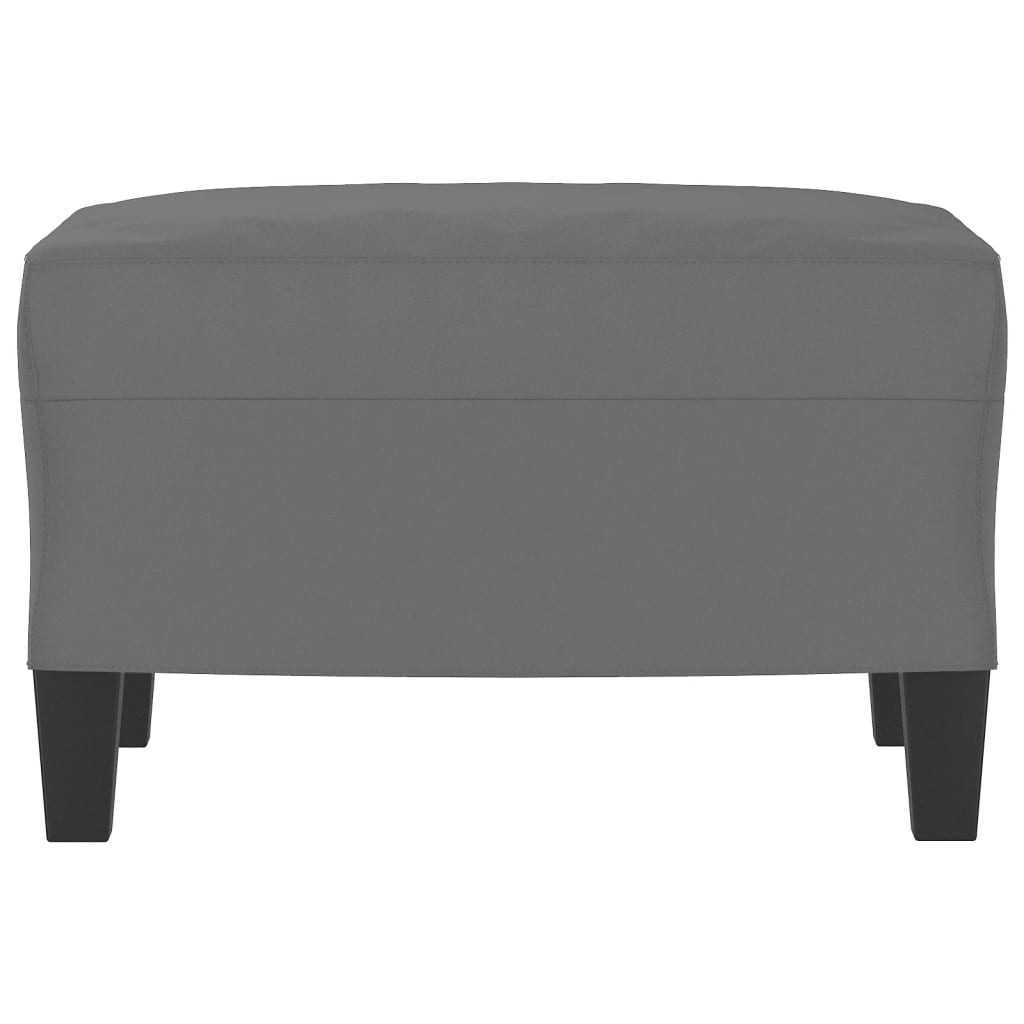 Fußhocker Taupe 60x50x41 cm Mikrofasergewebe