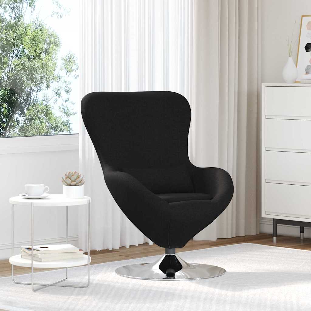 Eiersessel Hellgrau 63 x 73 x 90 cm Stoff