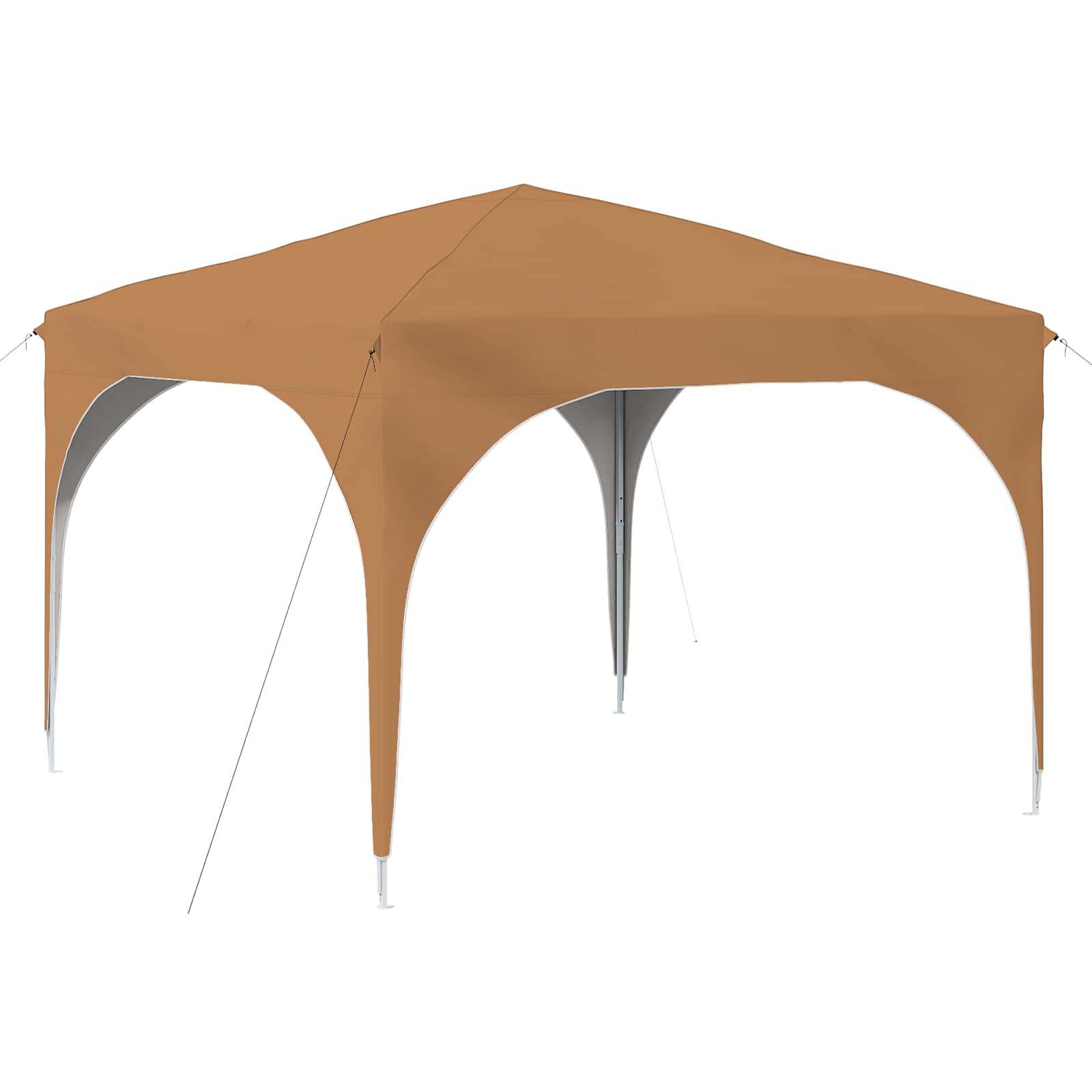 Pop-up Partyzelt 290 x 290 x 245 cm Creme