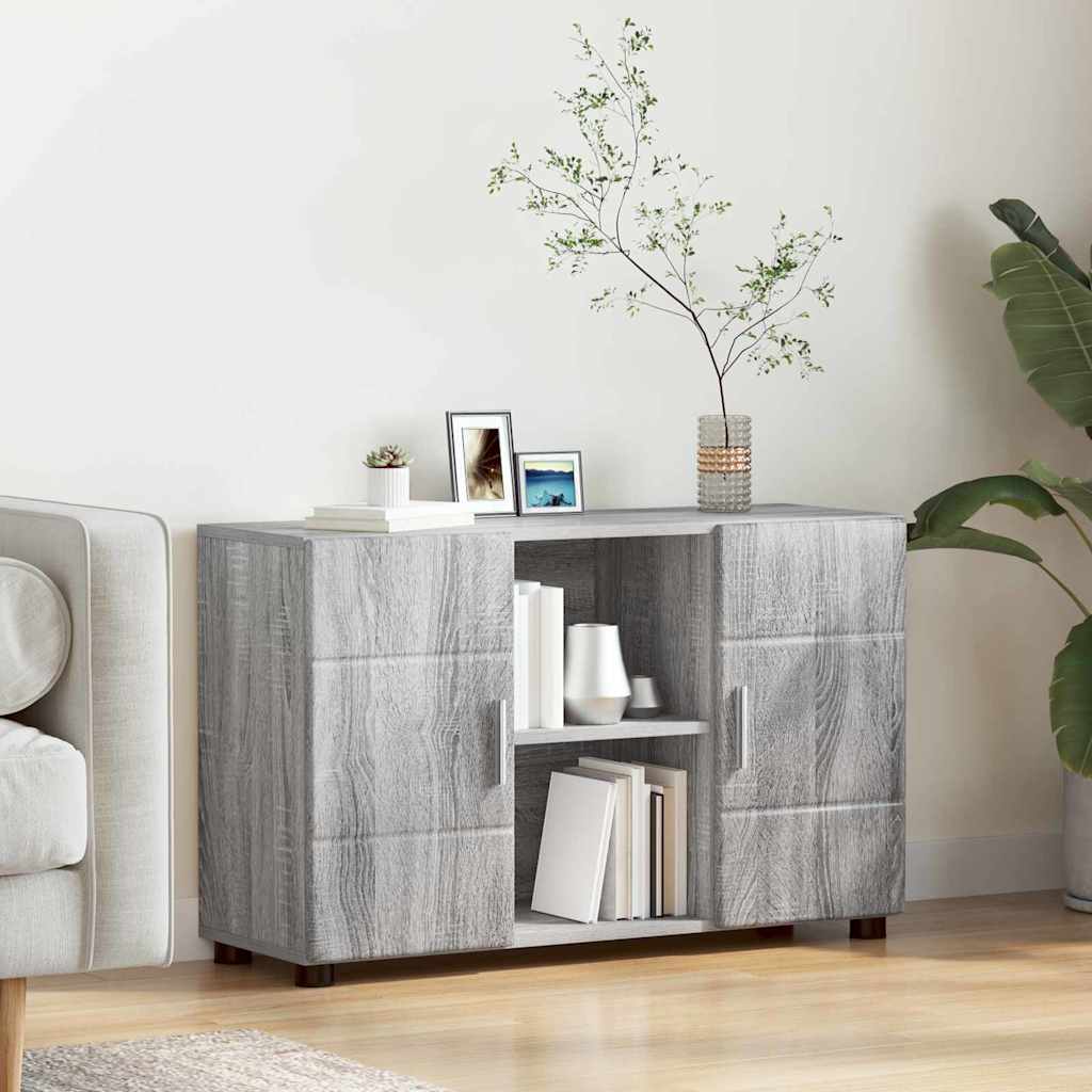 Highboard mit Regal FLORIN Weiß 60 x 35 x 182 cm Holzwerkstoff