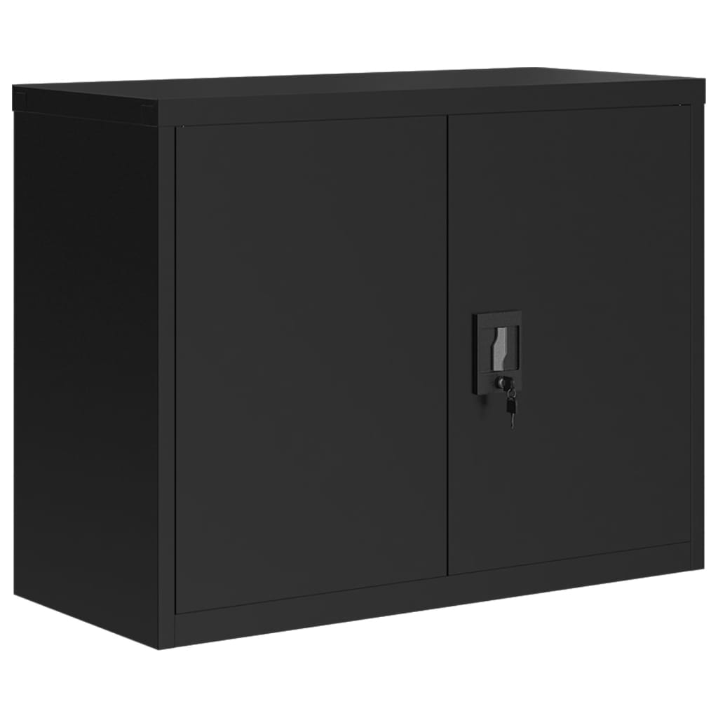 Aktenschrank Weiß 90x40x110 cm Stahl