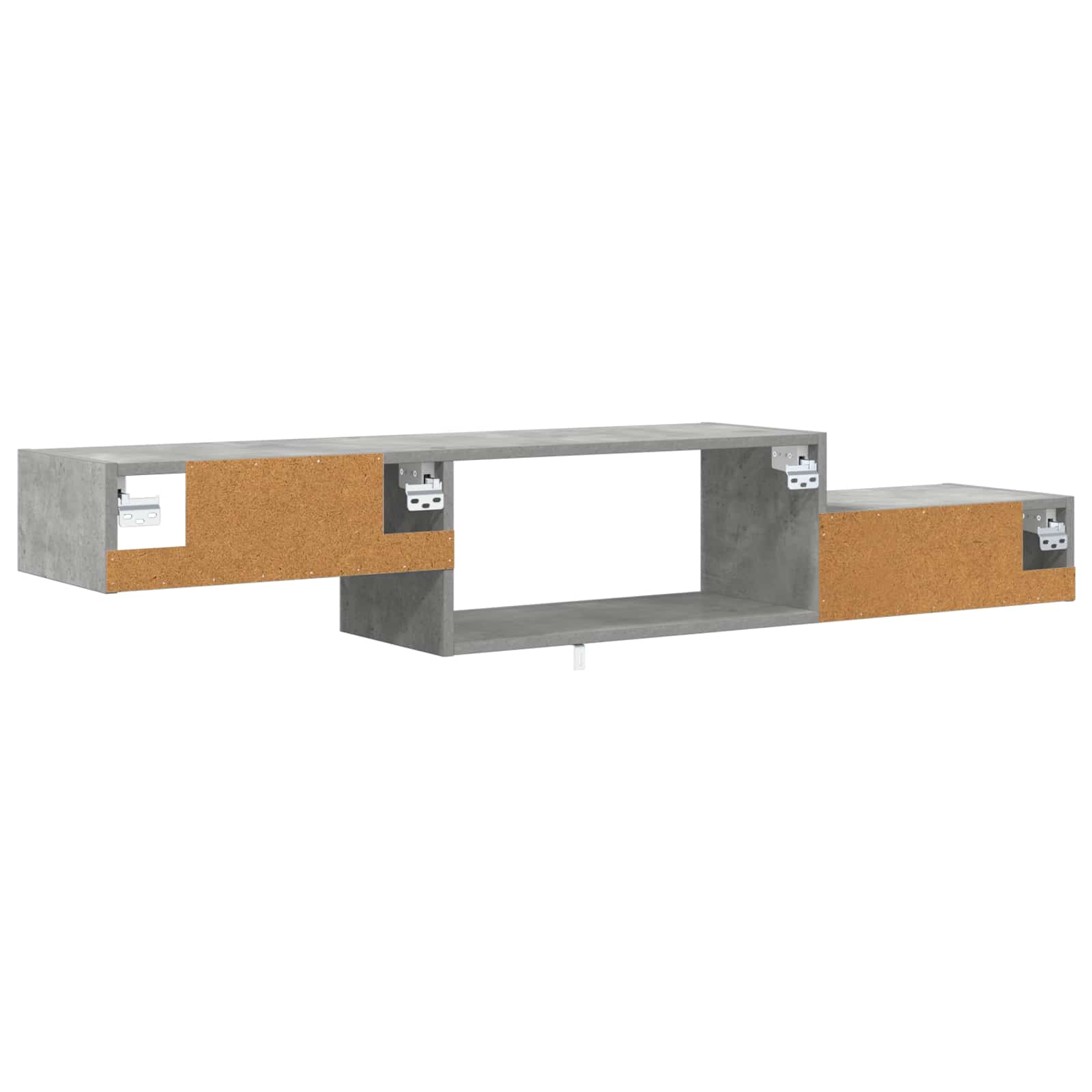 Wandmontierter TV-Schrank Wandhalterung Weiß 150 x 28 x 26 cm