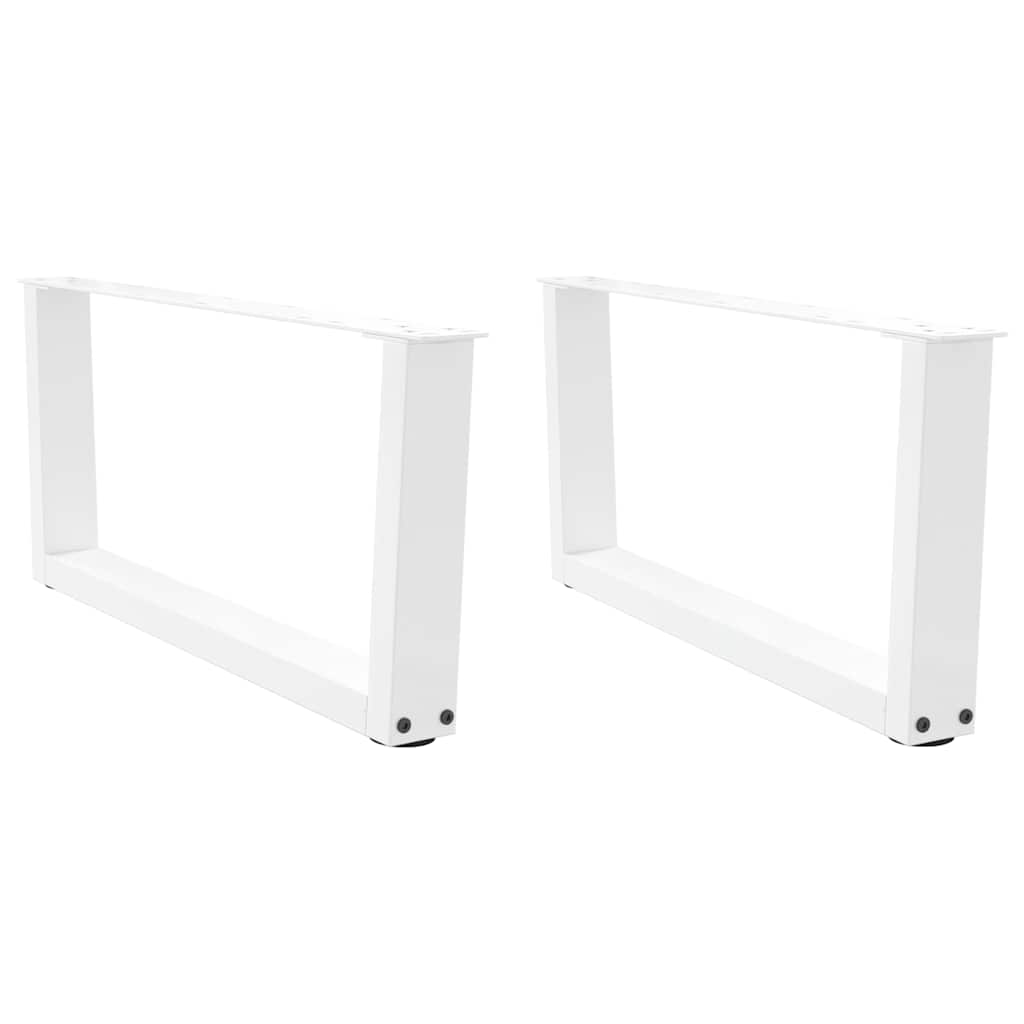 Couchtischbeine V-Form 2 Stück Schwarz 30x(30-31,3) cm Stahl