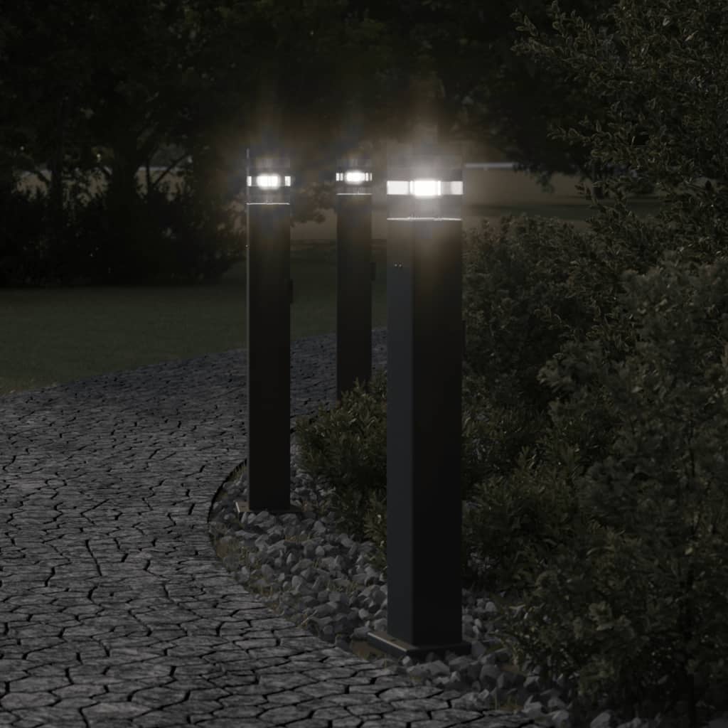 Wegeleuchte Schwarz 50 cm Aluminium