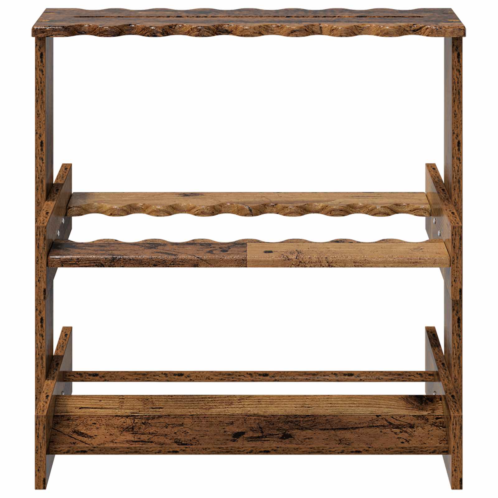 Billardqueue-Ständer Holzwerkstoff 60 x 35 x 60 cm Weiß