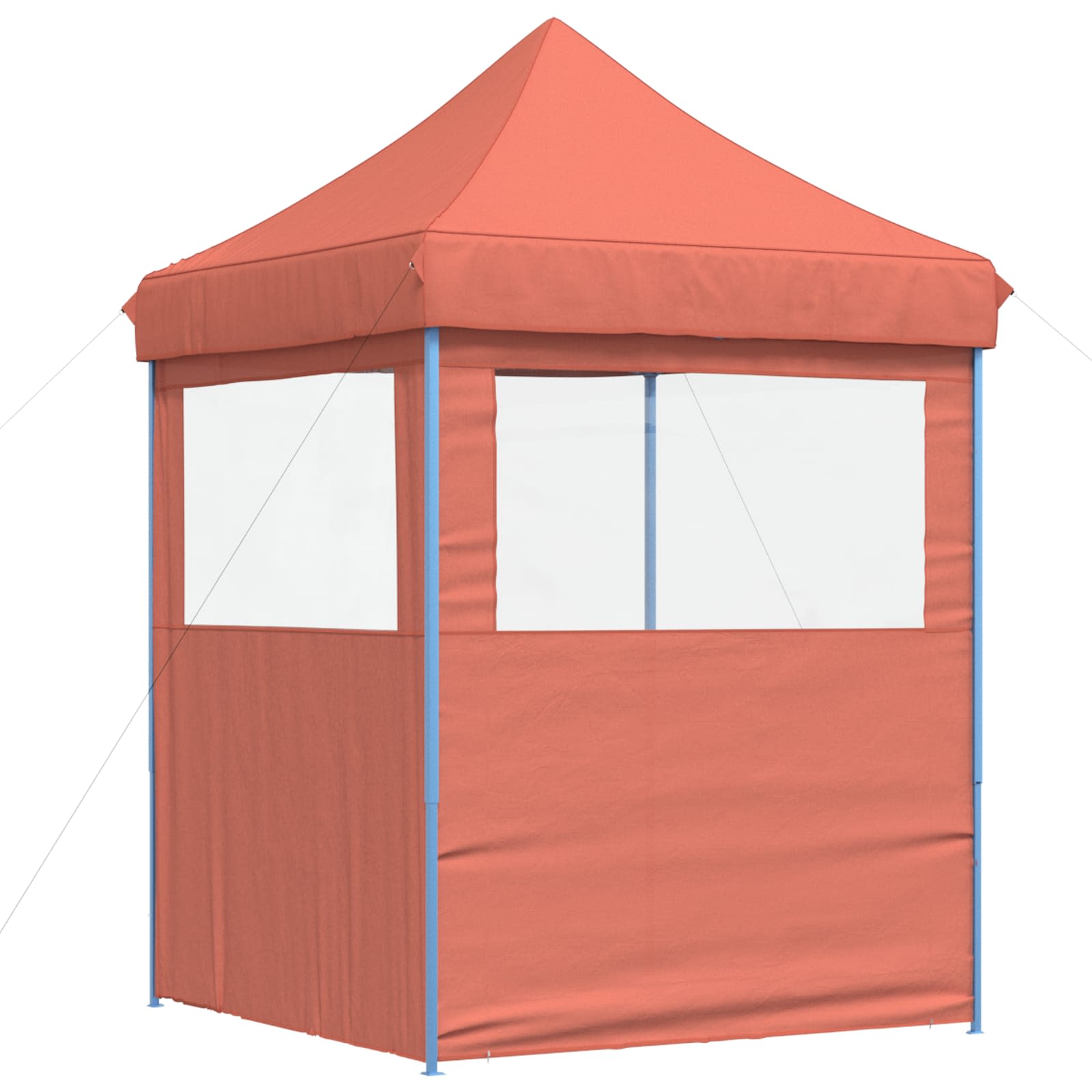 Partyzelt Faltbar Pop-Up Schwarz 200x200x306 cm