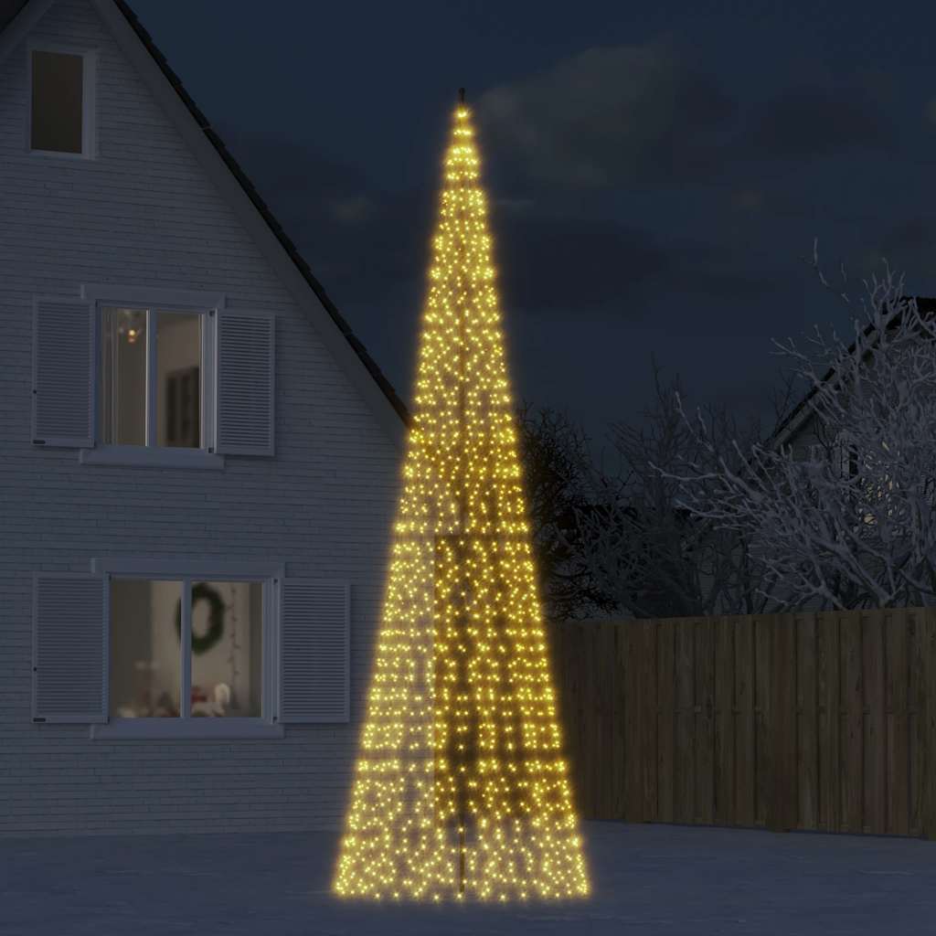 LED-Weihnachtsbaum 200 LEDs Warmweiß 180 cm