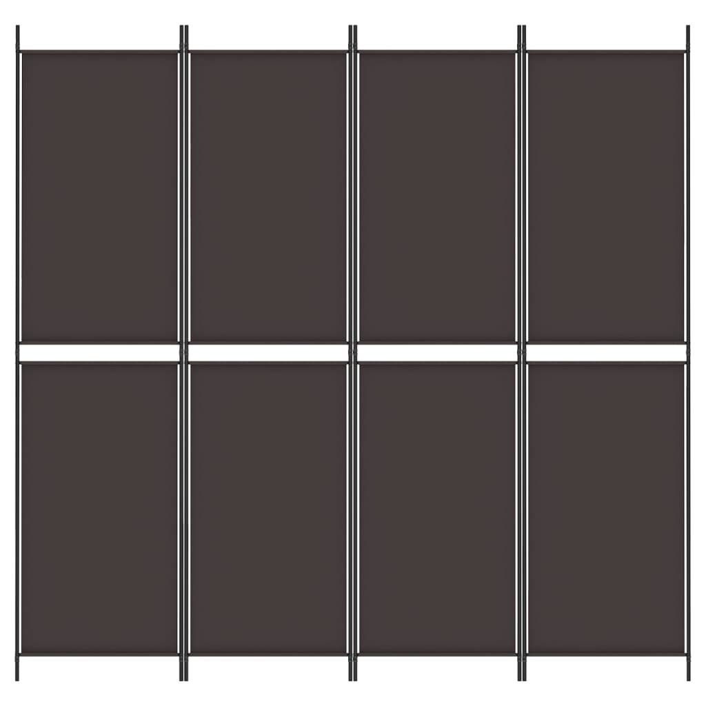 3-teiliger Raumteiler Beige 150 x 180 cm Stoff