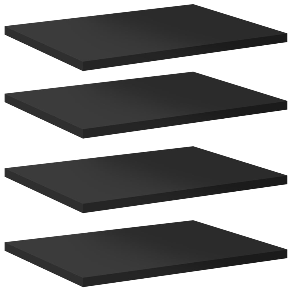 Bücherregal-Bretter 4 Stk. Weiß 40x10x1,5 cm Holzwerkstoff